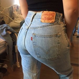 Light wash vintage Levi's