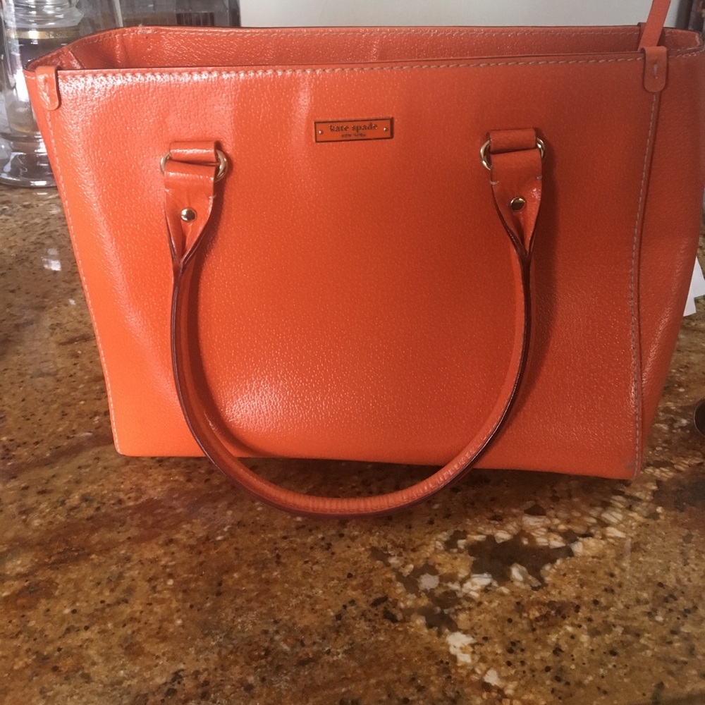 Kate Spade Orange Square Bag