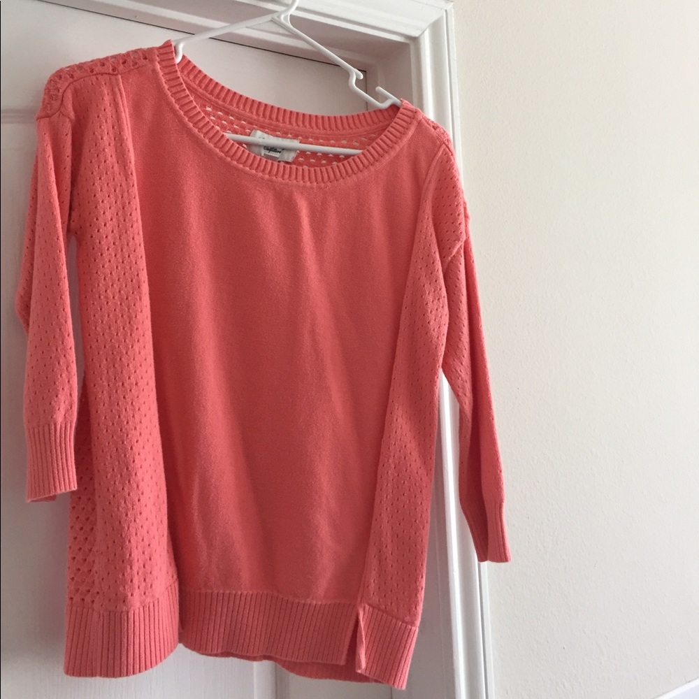 American Eagle coral sweater