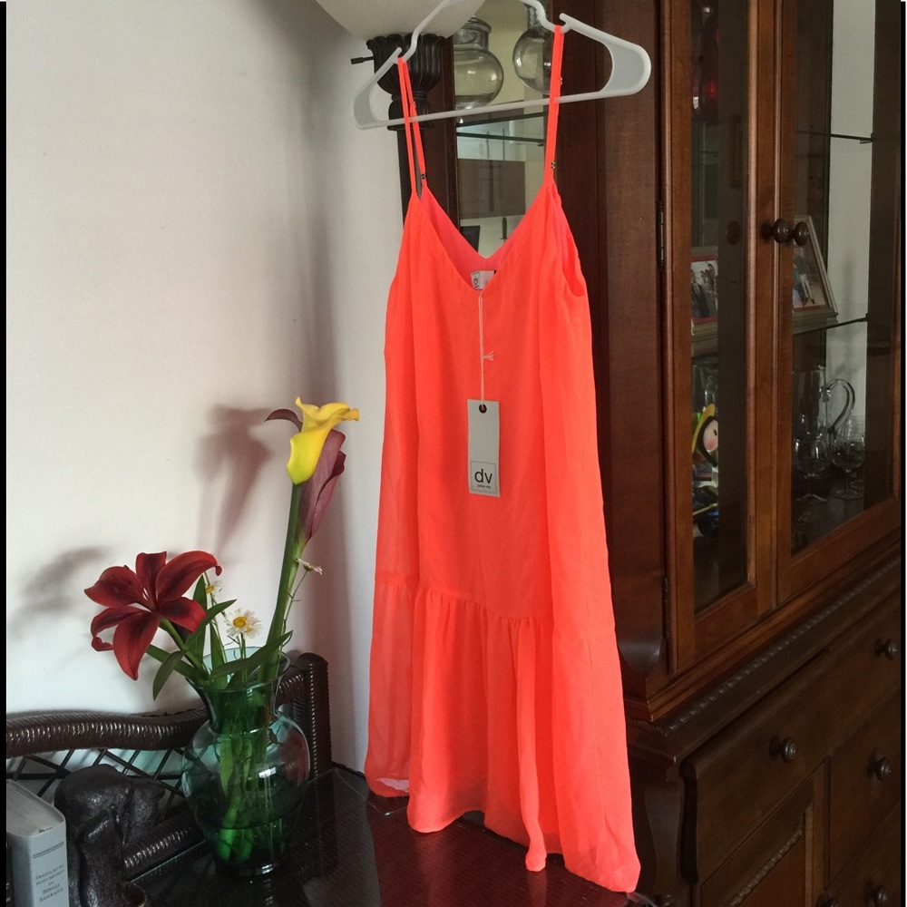 Dolce vita orange neon tunic top