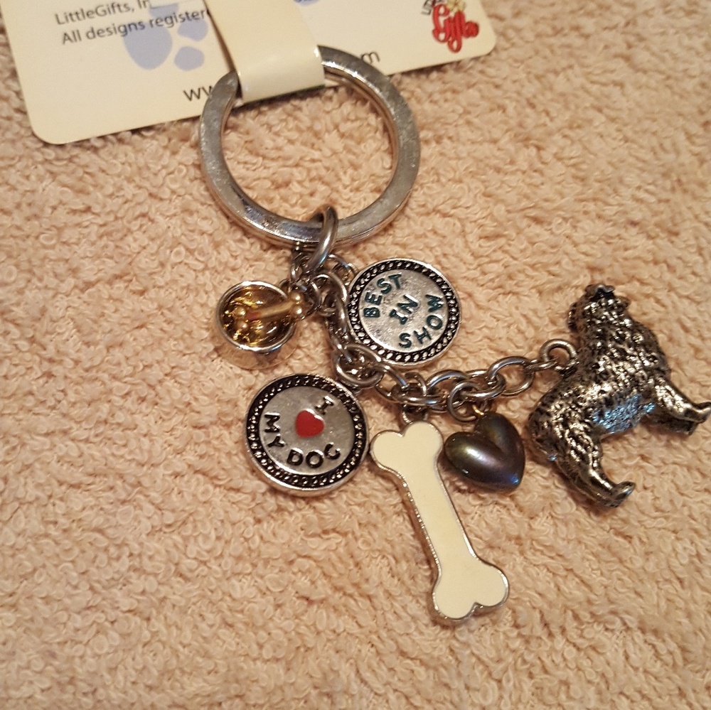 NEW AUSTRALIAN SHEPARD KEYRING