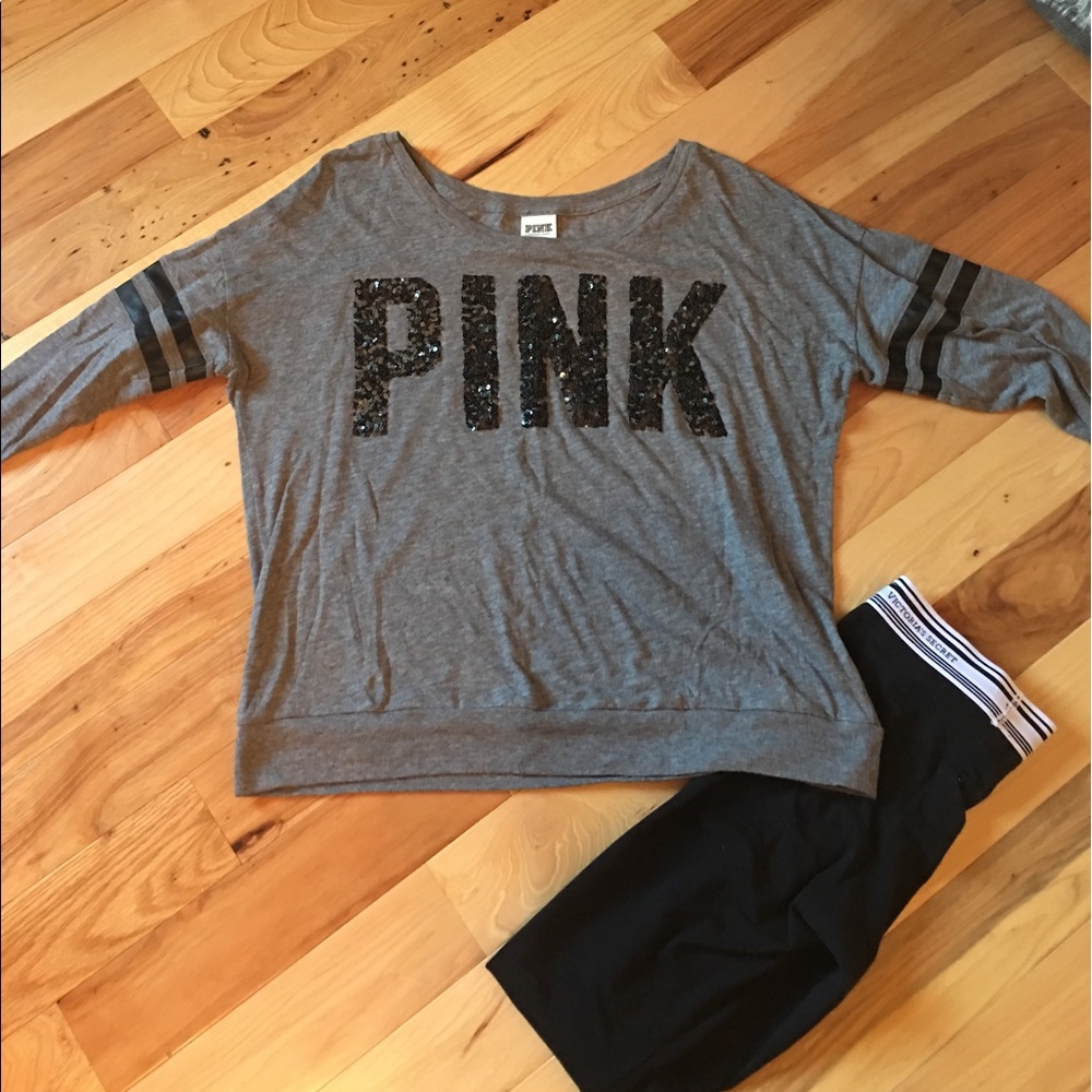 Pink Sequence Shirt