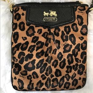 Coach Leopard Print Cross-body Bag