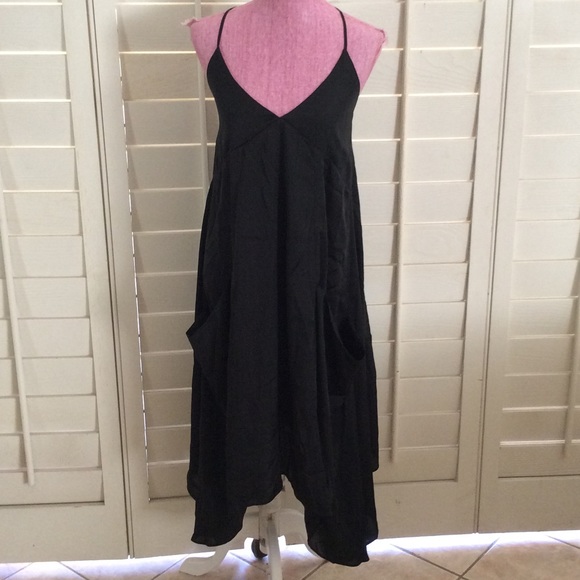 New Black Asymmetric Dress - Picture 2 of 6