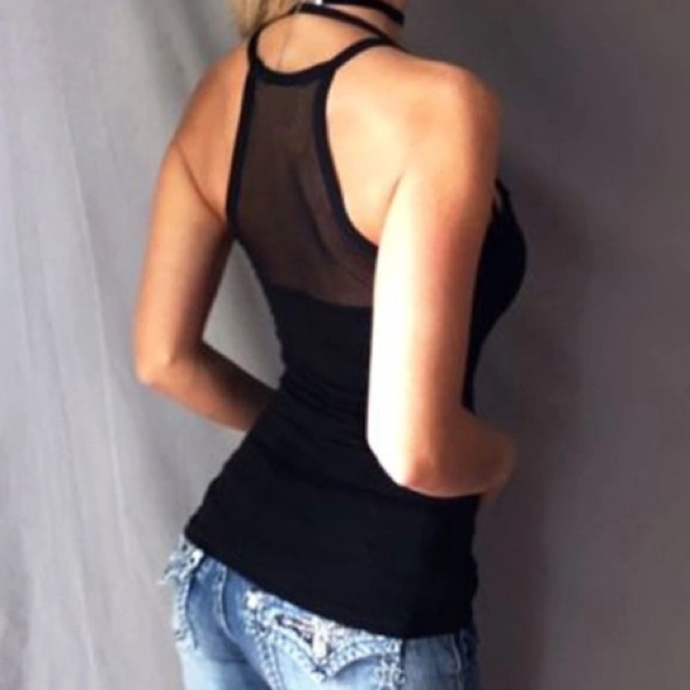 1 LEFT 5⭐️RATED Sexy Mesh Tank Top - Picture 3 of 7