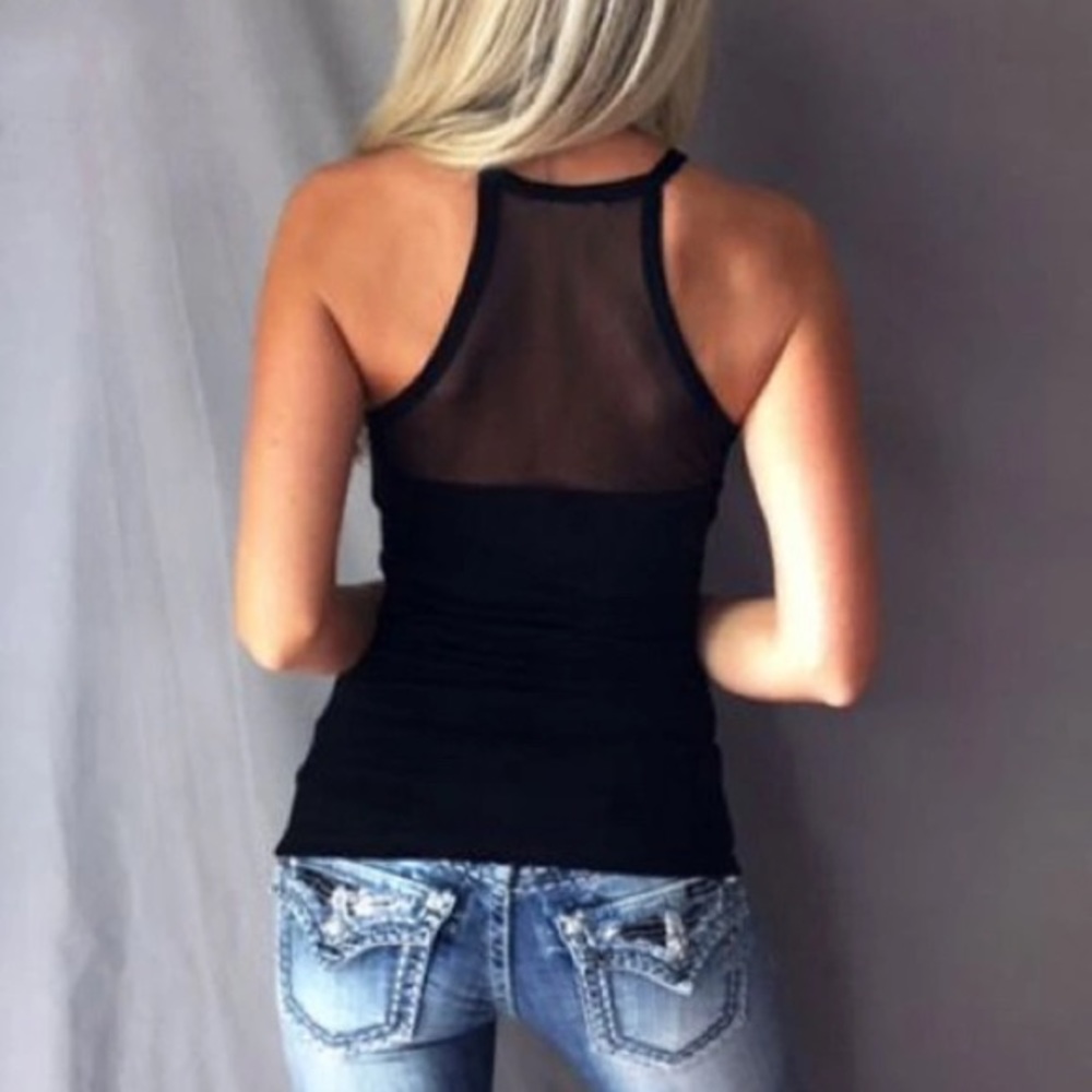 1 LEFT 5⭐️RATED Sexy Mesh Tank Top - Picture 4 of 7