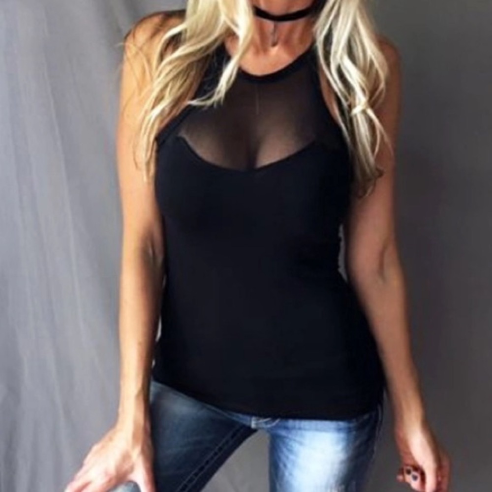 1 LEFT 5⭐️RATED Sexy Mesh Tank Top - Picture 5 of 7
