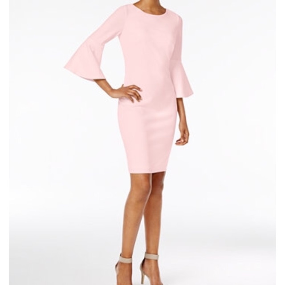 NWT Calvin Klein bell sleeve dress