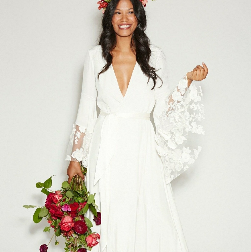 Lace Boho Wedding Dress