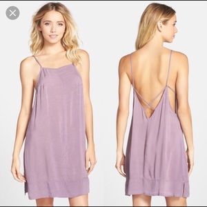 Free people open back shift dress