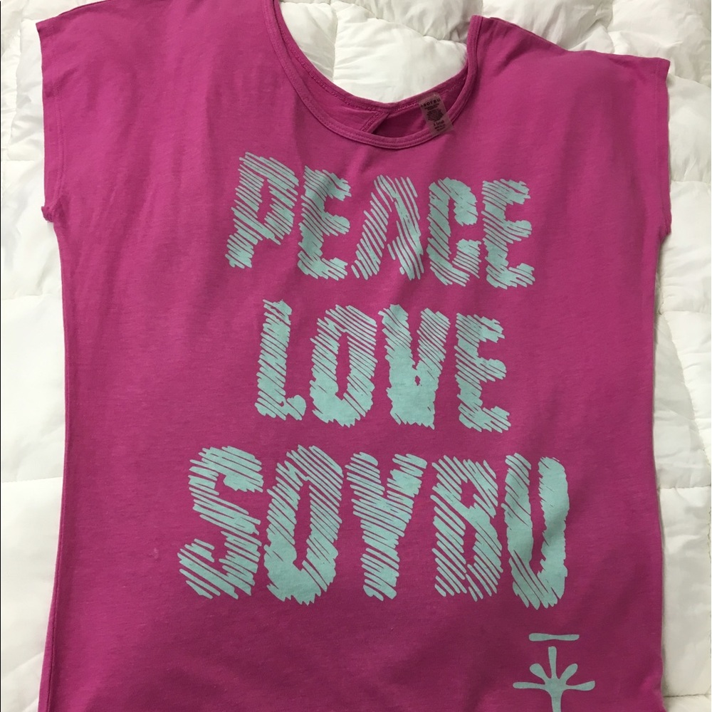 Soybu Pink Yoga Tee x-small