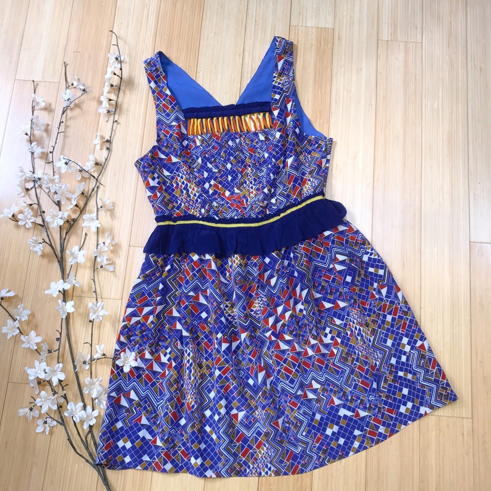 Anthropologie LINE & DOT silk dress, M.