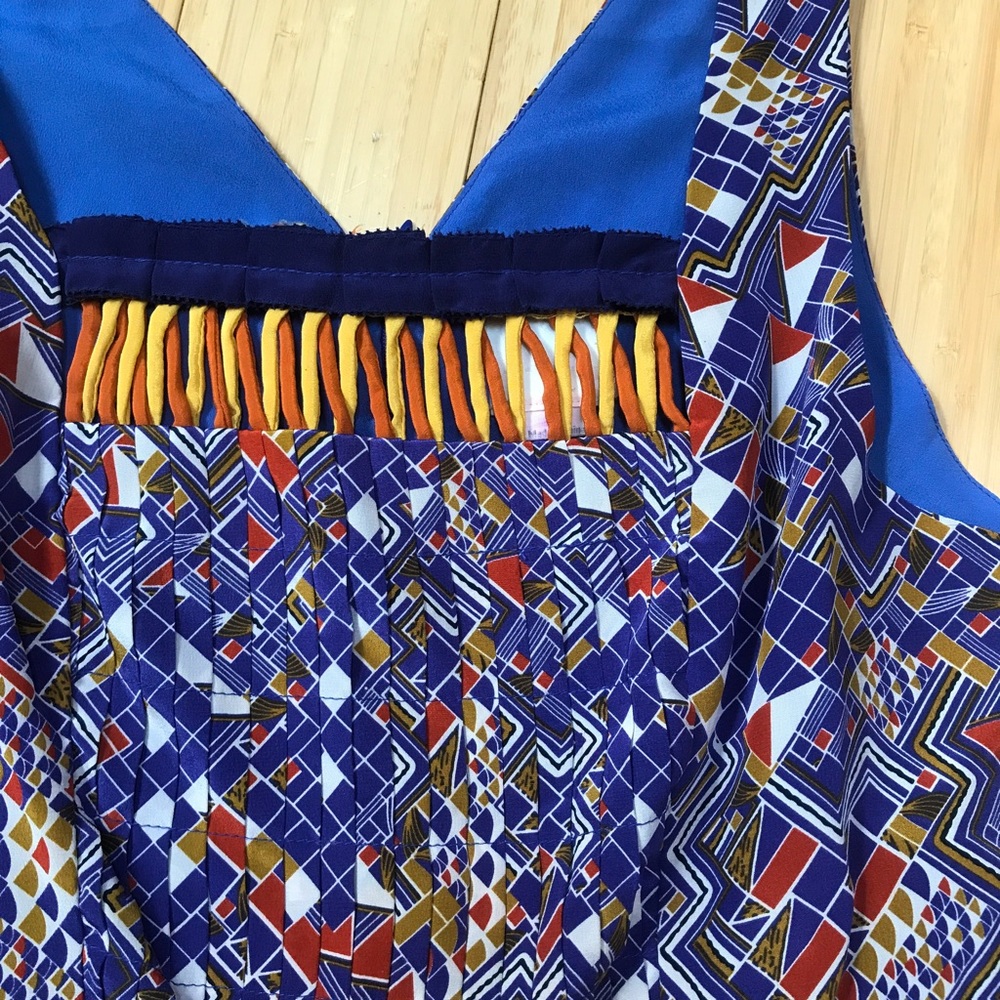 Anthropologie LINE & DOT silk dress, M._2