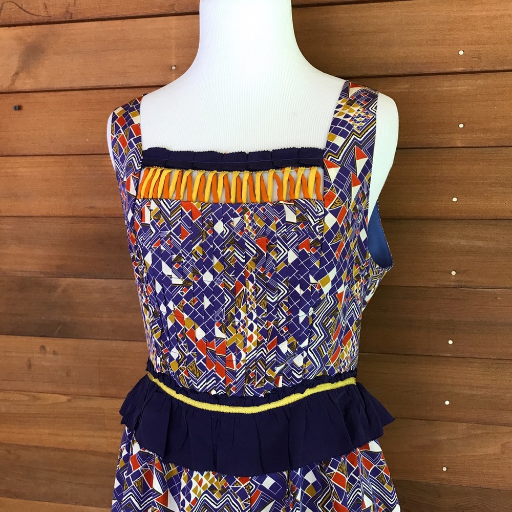 Anthropologie LINE & DOT silk dress, M._5