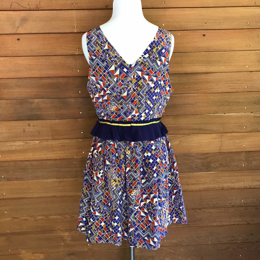 Anthropologie LINE & DOT silk dress, M._6