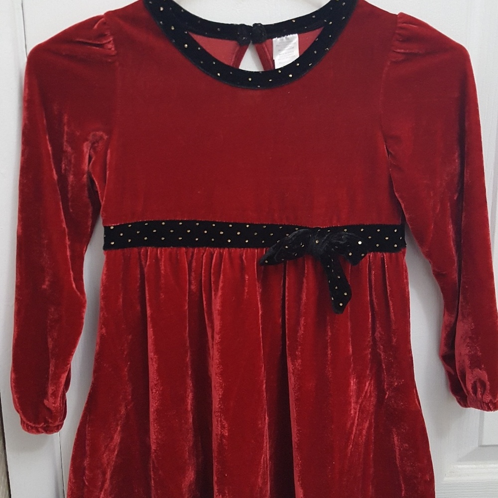 TWINS???Like New Velvet 🎅Christmas Dresses 6/6X