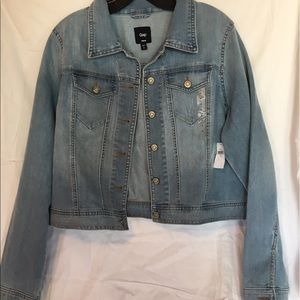 Gap women's light wash Indigo Jean Jacket Sz XL
