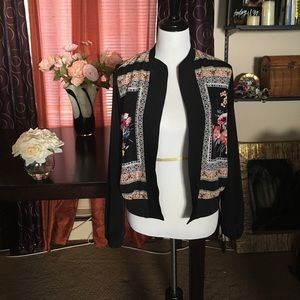 Black/ Floral Jacket