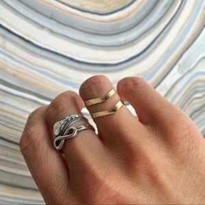 (sold) free! gold arrow ring