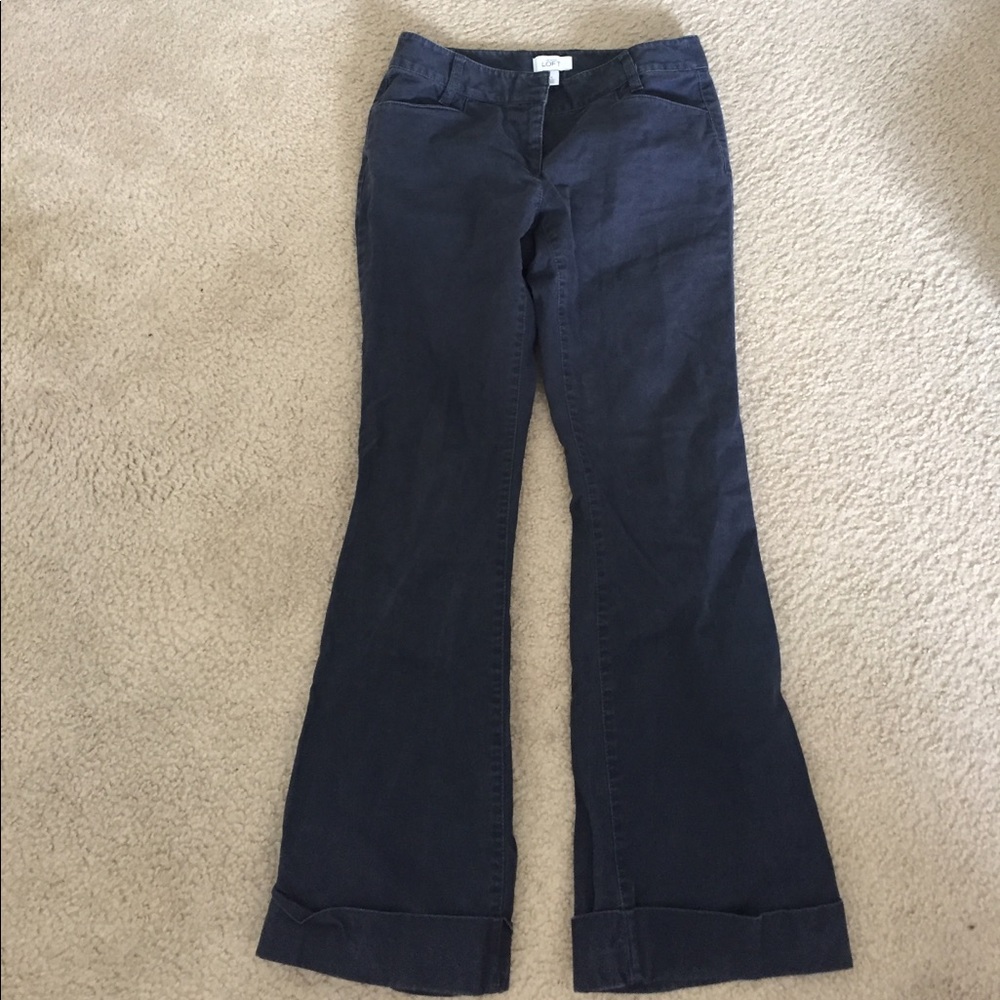 Loft navy blue pants
