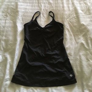 Lululemon black tank top