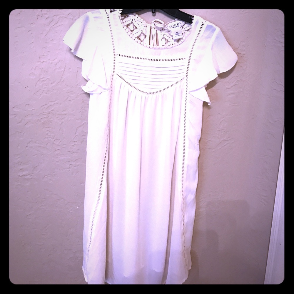 🌼Super cute cream summer babydoll dress XS🌼