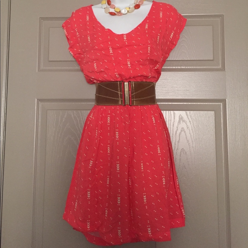 V-neck dress