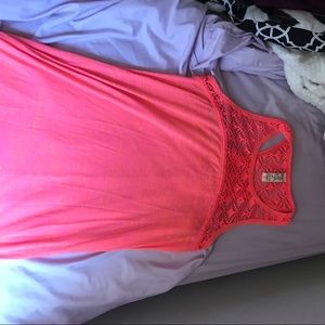 Hot pink beach cover up