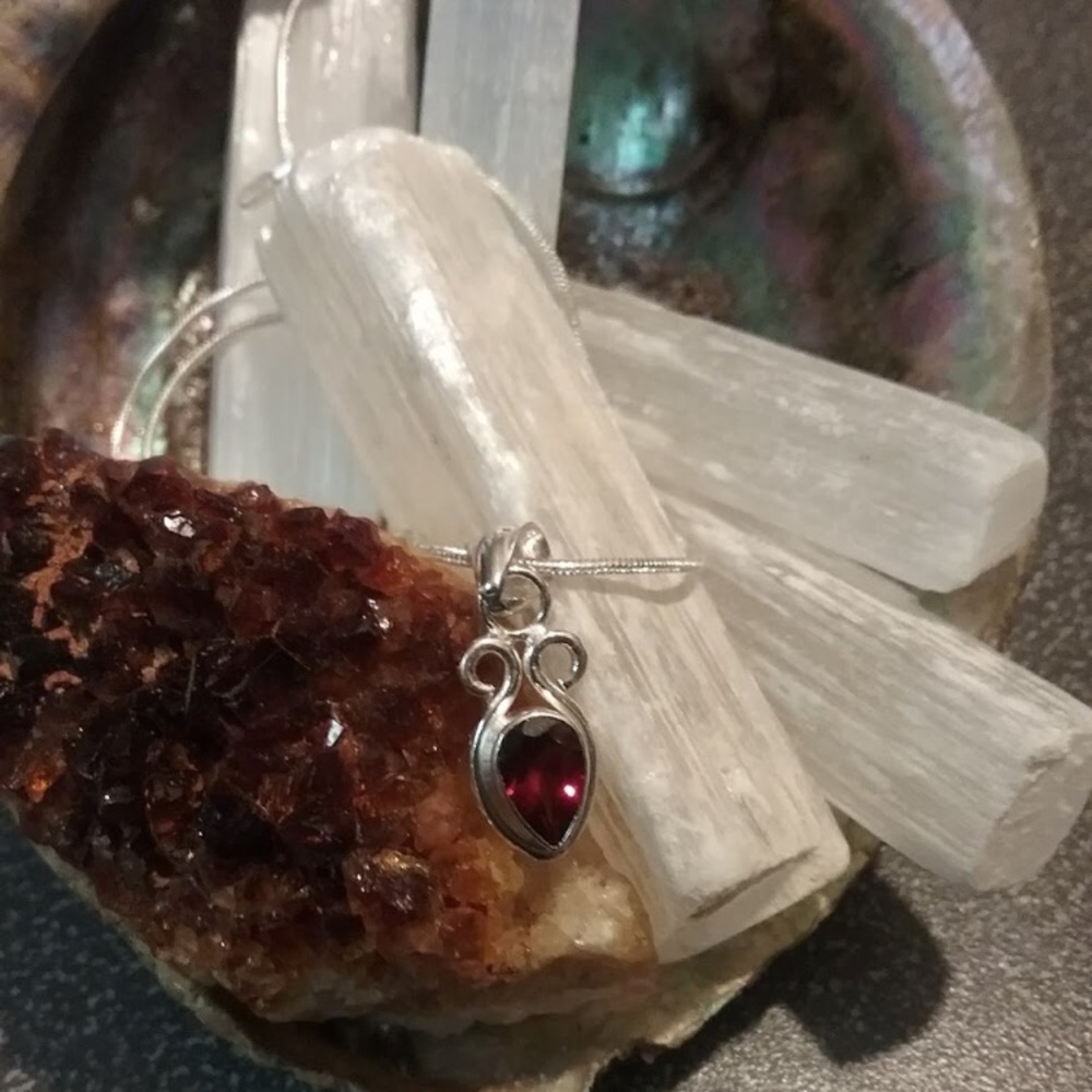 Handmade gemstone necklace