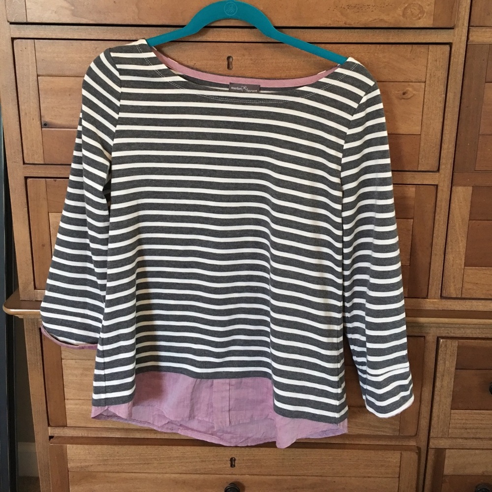Faux layered top