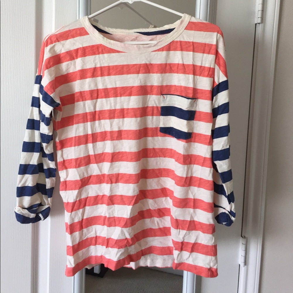Stripes 3/4 length shirt