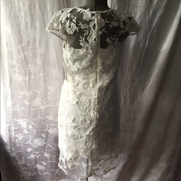 Julia Jordon White Lace Dress - Picture 4 of 6