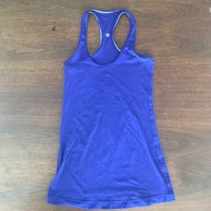 Lululemon Cool Racerback - grape, size 4