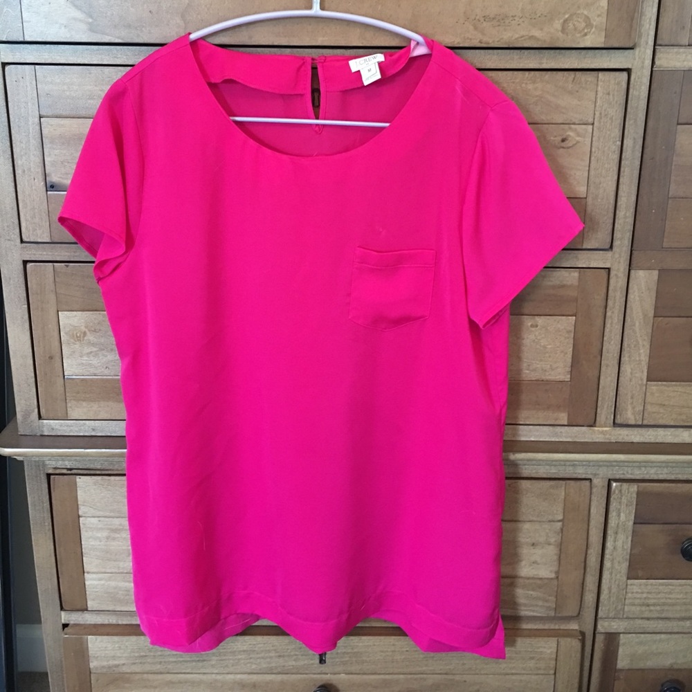 Hot pink blouse