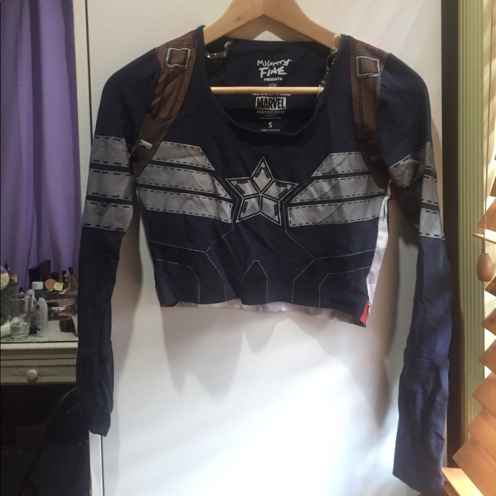 Captain America crop top