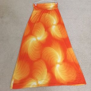 Beautiful Sexy Maxi Skirt (96% Polyester 4% Lycra)