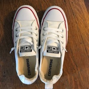 White slip on Converse