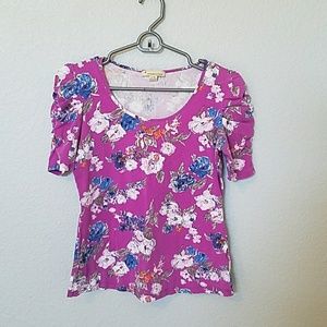 Purple Floral top