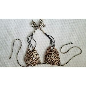 Victoria's Secret Leopard Bikini Top