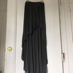 High-Low Gray Brandy Melville Skirt Brand New