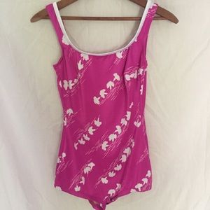 Vintage Boy Short One Piece Bathing Suit