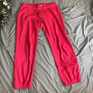 Pink sweats!