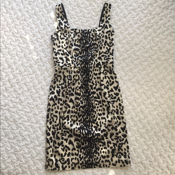 White House | Black Market Cheetah Dress - Picture 2 of 4