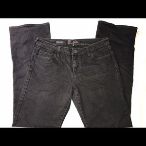 Kut from the Kloth black boot cut jeans 12