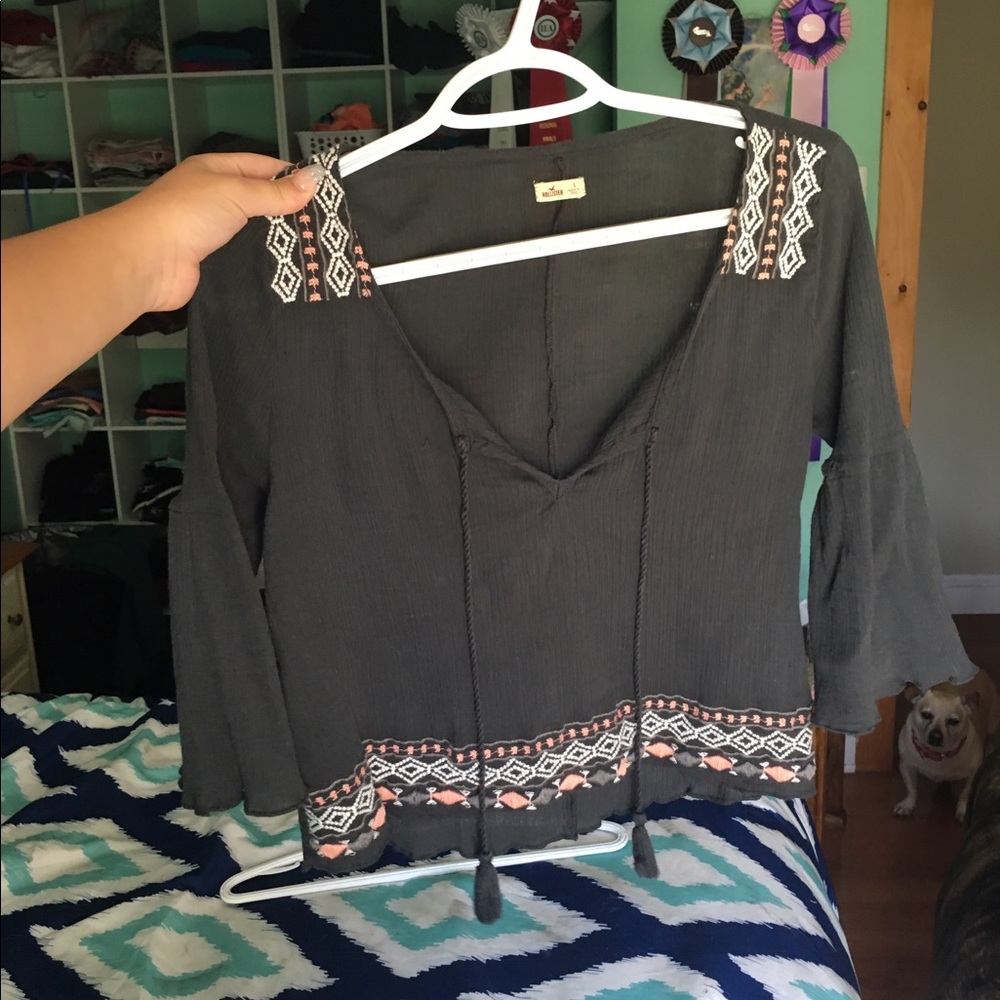 Hollister 1/2 sleeve shirt *dog not included*