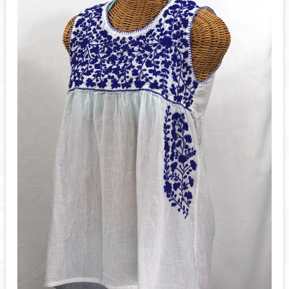 Siren embroidered blouse