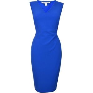 DVF beautiful blue FLATTERING dress