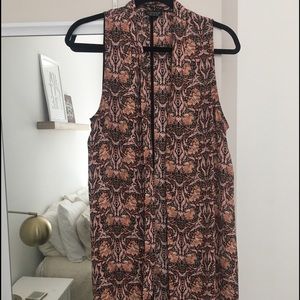 Topshop floral vest