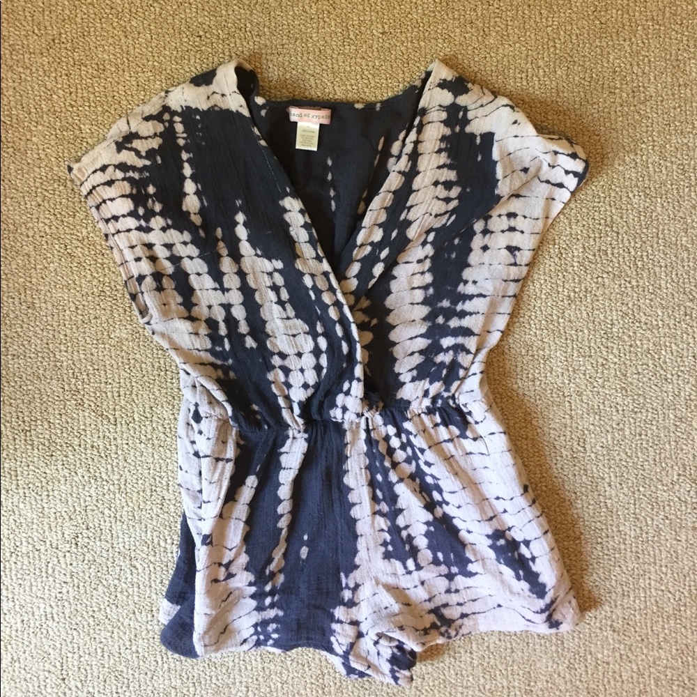 band of gypsies tie dye romper