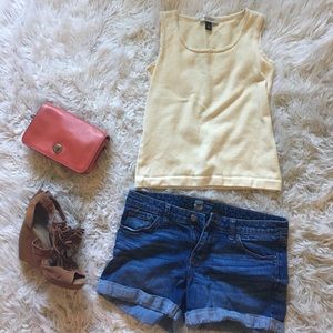 St. John cream tank top